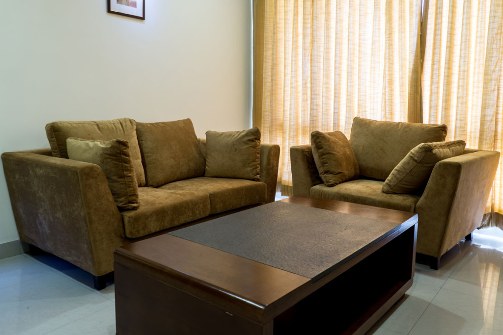 Suite interior at Hotel Saptagiri